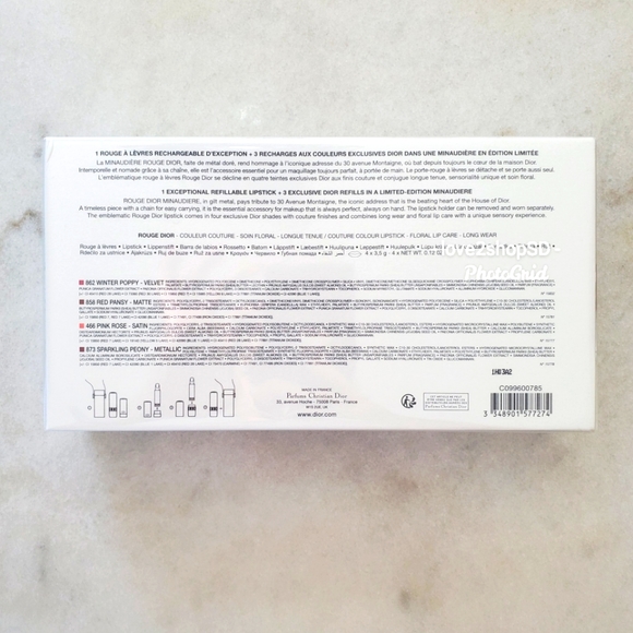 Rouge Dior Minaudiere Limited Edition Holiday 2021 Gift Set Christian Dior Lip - Picture 7 of 7